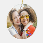 Happy Friendship Day 最高の FRIEND PHOTO セラミックオーナメント (左)