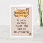 Happy Friendship Day - Quote カード (正面)