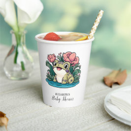 Happy Frogお洒落 Baby Shower 紙コップ