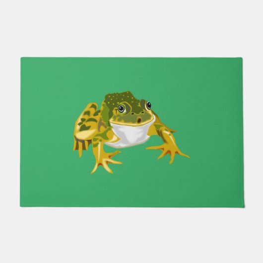 Happy Frog – カラーの選択/追加 ドアマット (正面)