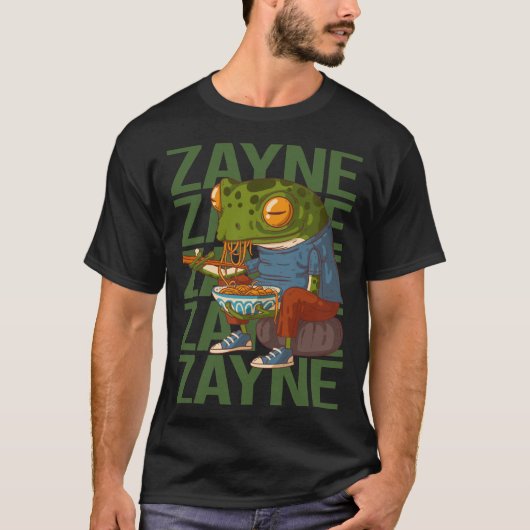 Happy Frog - Zayne ネーム Tシャツ (正面)