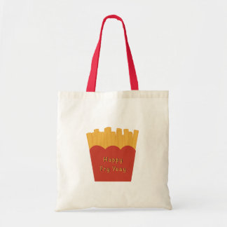Happy Fry-Yeay Tote Bag – Funny French Fries トートバッグ