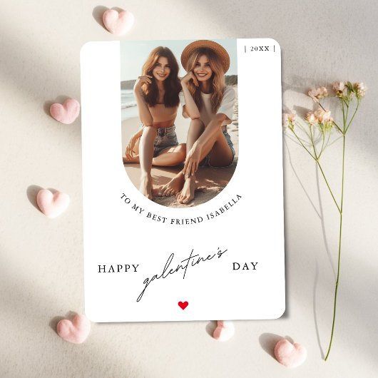 Happy Galentine Day To My Friend 最高の Photo シーズンカード