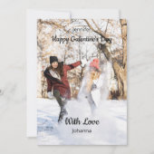 Happy Galentine’s Day Custom Photo - Best Friends カード (正面)