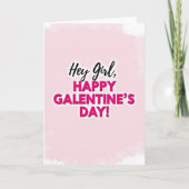 Happy Galentines Bestie Card カード (正面)