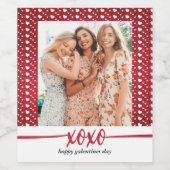 Happy Galentine's Dayの写真 ワインラベル (シングルラベル)