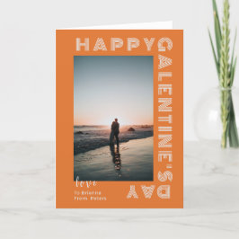 Happy Galentine's Dayフォトコラージュのカップルが折り畳まれた プログラム