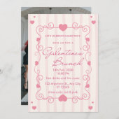 Happy Galentine's Day Brunchフォトカード シーズンカード (正面/裏面)