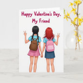Happy Galentines Day Friend Card カード (黄色い花)
