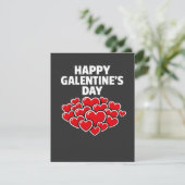 Happy Galentine's day girl friends Valentine's day 招待状 (スタンド正面)