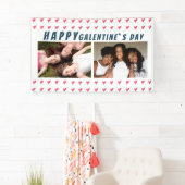 Happy Galentine's Day Pinkハートフレンド2 Photo B 横断幕 (インサイチュ)