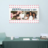 Happy Galentine's Day Pinkハートフレンド2 Photo B 横断幕 (トレードショー)