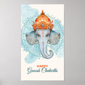 Happy Ganesh Chaturthi ポスター (正面)
