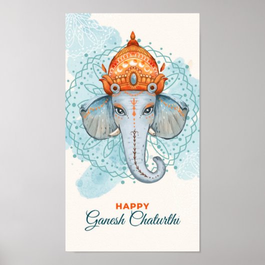 Happy Ganesh Chaturthi ポスター (正面)