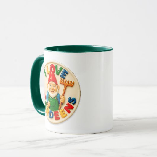 Happy Garden Gnome  マグカップ (正面左)