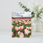 Happy Generation Tulip Field、オレゴンはがき ポストカード (スタンド正面)