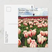 Happy Generation Tulip Field、オレゴンはがき ポストカード (正面/裏面)