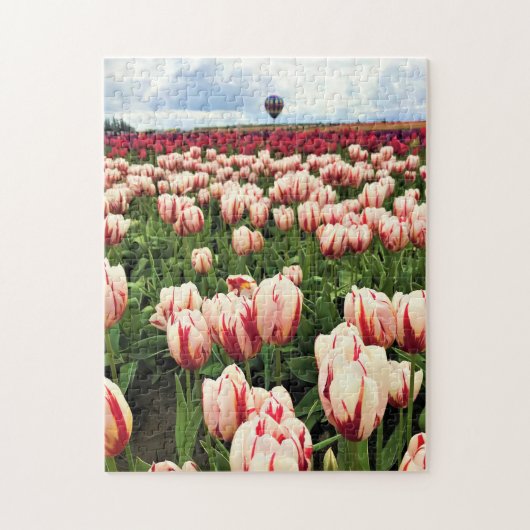 Happy Generation Tulip Field(オレゴン) ジグソーパズル (縦)