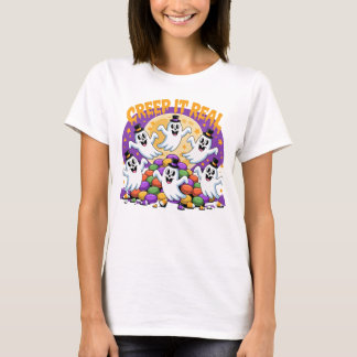 Happy Ghosts – a fun Halloween T-shirt Tシャツ