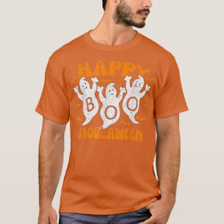 Happy Ghoulaween Halloween Funny Ghosts Trio With Tシャツ