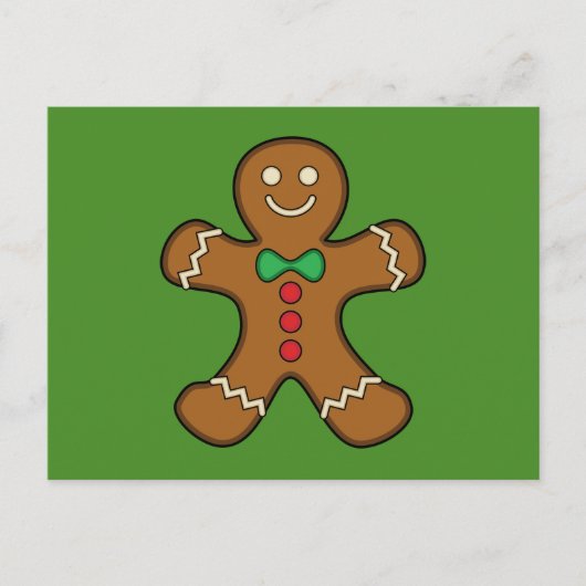 Happy Gingerbread Man シーズンポストカード (正面)