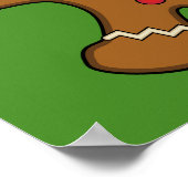 Happy Gingerbread Man ポスター (角)
