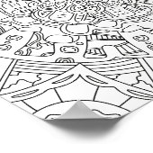 Happy Gingerbreads:詳細カラーリングページ ポスター (角)