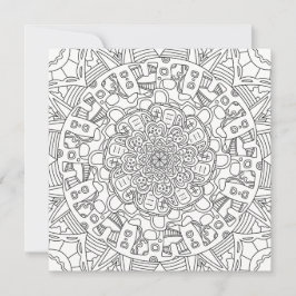 Happy Gingerbreads：詳細着色フラットカード