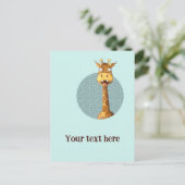 happy giraffe ポストカード (スタンド正面)