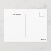 happy giraffe ポストカード (裏面)