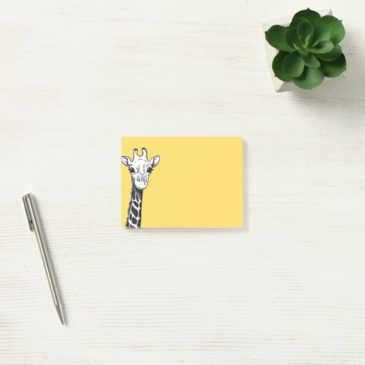 Happy Giraffe Post It Notes ポストイット (オフィス)
