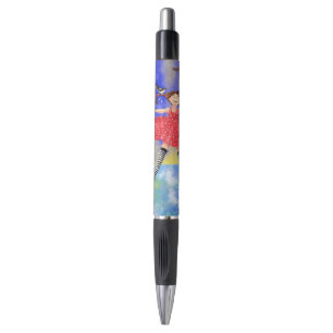 Happy Girl with Birds Pen ボールペン