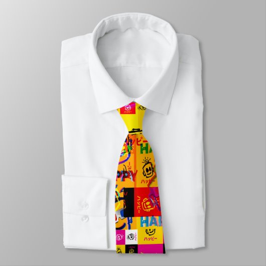 HAPPY Glitch Neck Tie ネクタイ (タイ)