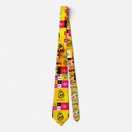 HAPPY Glitch Neck Tie ネクタイ