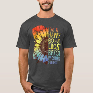 Happy Go Lucky Ray Of Sunshine Sunflower LGB Tシャツ