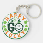 Happy Go Lucky - St. Patrick's Day キーホルダー (裏面)