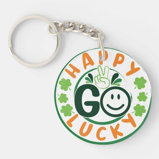 Happy Go Lucky - St. Patrick's Day キーホルダー (正面)