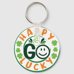 Happy Go Lucky - St. Patrick's Day キーホルダー