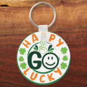 Happy Go Lucky - St. Patrick's Day キーホルダー (裏面)