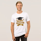 Happy Graduation トライブレンドＴシャツ (正面全面)