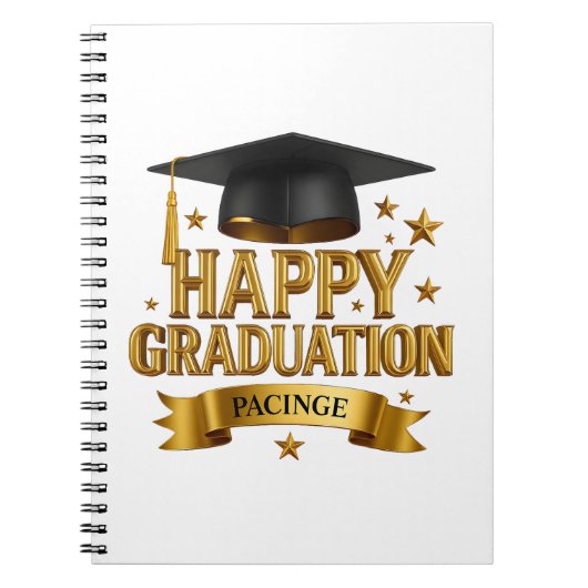 Happy Graduation ノートブック (正面)