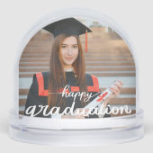 Happy Graduation Modern Script Personalized Photo (正面)