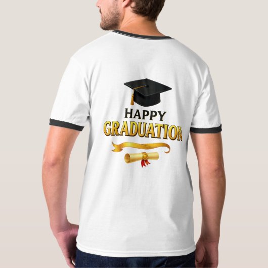 Happy Graduation Tシャツ (裏面フル)