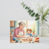 Happy grandparents day postcard ポストカード (スタンド正面)