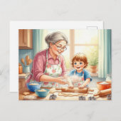 Happy grandparents day postcard ポストカード (正面/裏面)