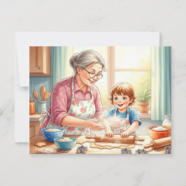 Happy grandparents day postcard ポストカード