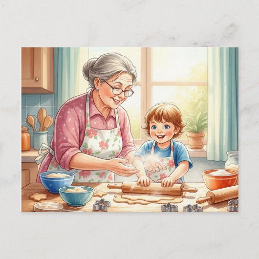 Happy grandparents day postcard ポストカード (正面)