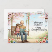 Happy grandparents day postcard ポストカード (正面/裏面)