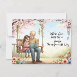 Happy grandparents day postcard ポストカード