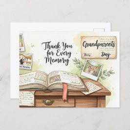 Happy grandparents day postcard ポストカード